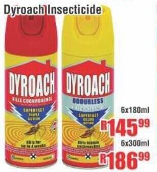 Dyroach Insecticide 6x180ml