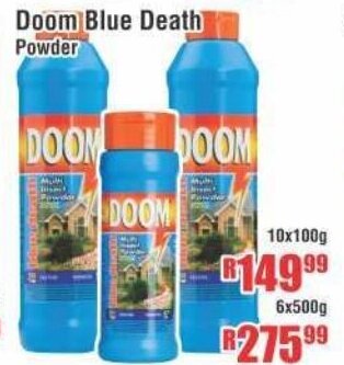 Devland Cash And Carry Doom Blue Death Powder 10x100g offer