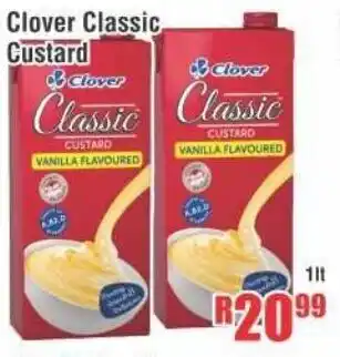 Devland Cash And Carry Clover Classic Custard 1lt offer