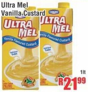 Devland Cash And Carry Ultra Mel Vanilla Custard 1lt offer