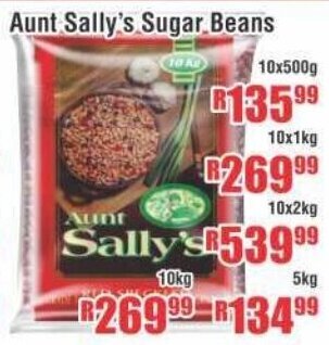Devland Cash And Carry Aunt Sally's Sugar Beans 10x500g offer