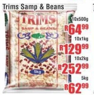 Devland Cash And Carry Trims Samp & Beans 10x500g offer