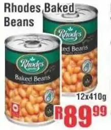 Devland Cash And Carry Rhodes Baked Beans 12x410g offer