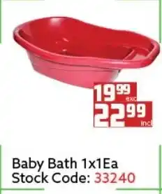 Africa Cash and Carry Baby Bath 1x1EA offer