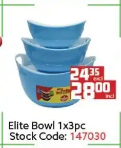 Elite Bowl 1x3pc