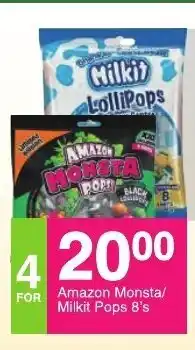 Save Amazon Monsta / Milkit Pops 8's offer