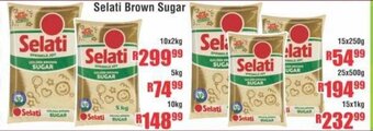 Devland Cash And Carry Selati Brown Sugar 10x2kg offer