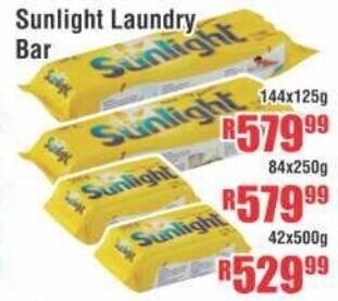 Devland Cash And Carry Sunlight Laundry Bar 144x125g offer