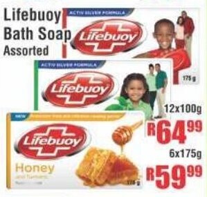 Devland Cash And Carry Lifebuoy Bath Soap Assorted 12x100g offer