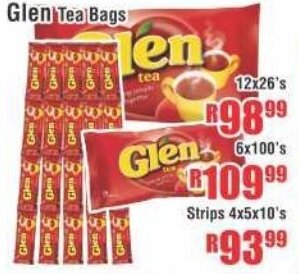 Devland Cash And Carry Glen Tea Bags 12x26's offer