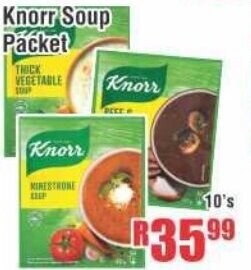 Devland Cash And Carry Knorr Soup Packet 10's offer