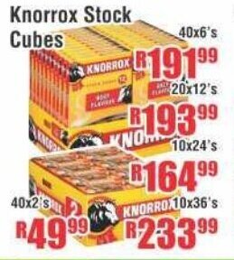 Devland Cash And Carry Knorrox Stock Cubes 40x6's offer