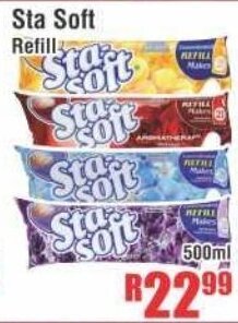Devland Cash And Carry Sta Soft Refill 500ml offer