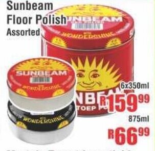 Devland Cash And Carry Sunbeam Floor Polish Assorted 6x350ml offer