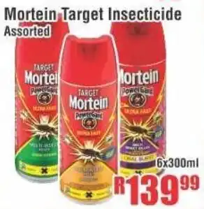 Devland Cash And Carry Mortein Target Insecticide Assorted 6x300ml offer