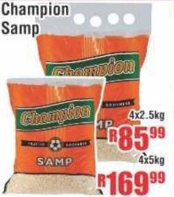 Devland Cash And Carry Champion Samp 4x2.5kg offer