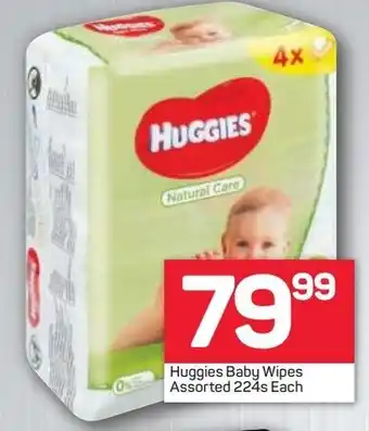 Pick n Pay Huggies Baby Wipes 224's offer