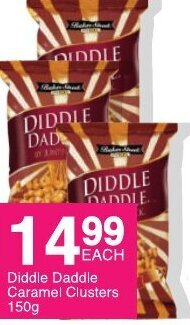 Save Diddle Daddle Caramel Clusters 150g offer
