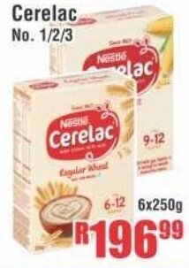 Cerelac No. 1/2/3 6x250g