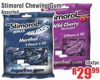 Stimorol Chewing Gum Assorted 50x2pc