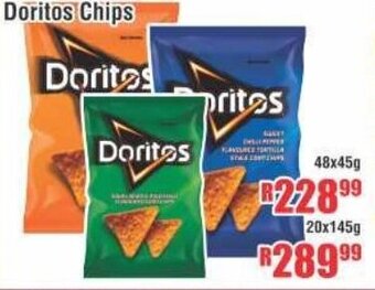 Devland Cash And Carry Doritos Chips 48x45g offer