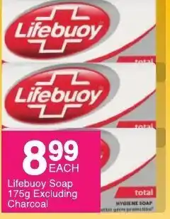 Save Lifebouy Soap 175g Excluding Charcoal offer