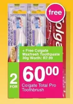 Save Colgate Total Pro Toothbrush offer