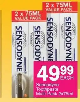 Save Sensodyne Toothpaste Multi Pack 2x75ml offer