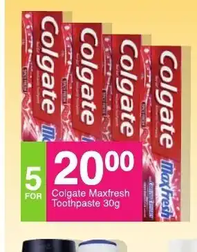 Save Colgate Maxfresh Toothpaste 30g offer