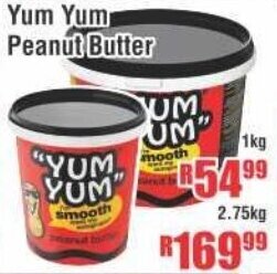 Devland Cash And Carry Yum Yum Peanut Butter 1kg offer