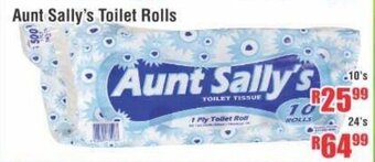 Devland Cash And Carry Aunt Sally's Toilet Rolls 10's offer