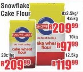 Devland Cash And Carry Snowflake Cake Flour 8x2.5kg/4x5kg offer