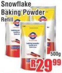 Devland Cash And Carry Snowflakes Baking Powder Refill 500g offer