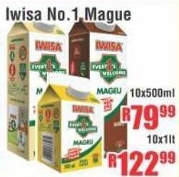 Devland Cash And Carry Iwisa No.1 Mague 10x500ml offer