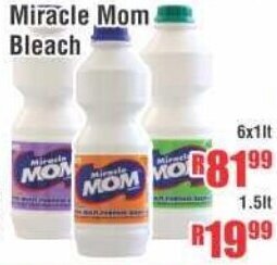Devland Cash And Carry Miracle Mom Bleach 6x1lt offer