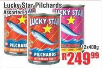 Lucky Star Pilchards Assorted 12x400g