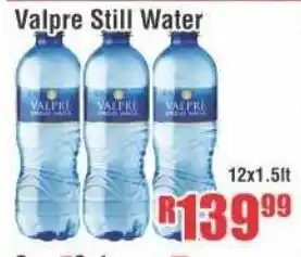 Devland Cash And Carry Valpre Still Spring Water 12x1,5L offer