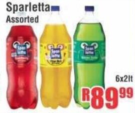 Sparletta Assorted 6x2lt