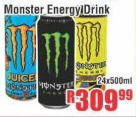 Devland Cash And Carry Monster Energy Drink 24x500ml offer