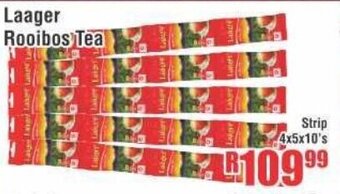 Devland Cash And Carry Laager Rooibos Tea Strips 4x5x10's offer