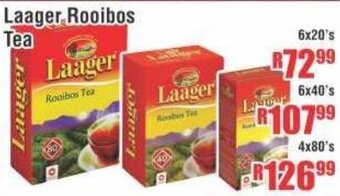 Devland Cash And Carry Laager Rooibos Tea 6x20's offer