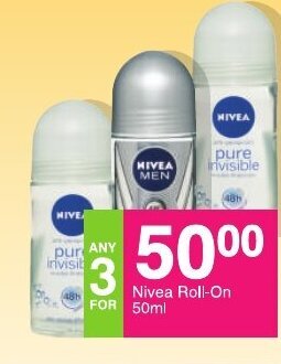 Save Nivea Roll on 50ml offer