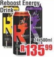 Devland Cash And Carry Reboost Energy Drink 24x500ml offer