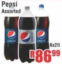 Devland Cash And Carry Pepsi Assorted 6x2lt offer