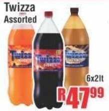 Twizza Assorted 6x2lt