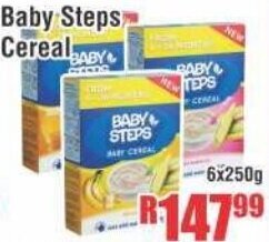 Devland Cash And Carry Baby Steps Cereal 6x250g offer