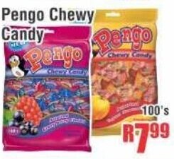 Pengo Chewy Candy 100's