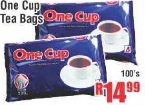 One Cup Tea Bags 100's