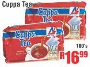 Devland Cash And Carry Cuppa Tea 100's offer
