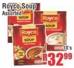 Devland Cash And Carry Royco Soup Assorted 10's offer